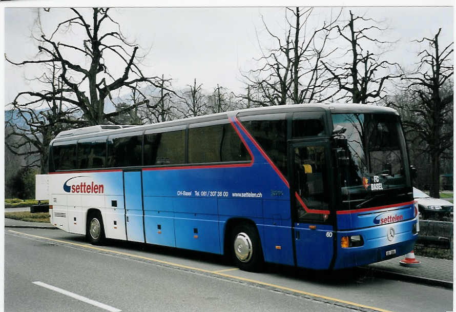 (059'115) - Settelen, Basel - Nr. 60/BS 1886 - Mercedes am 15. M�rz 2003 in Thun, Hotel Seepark
