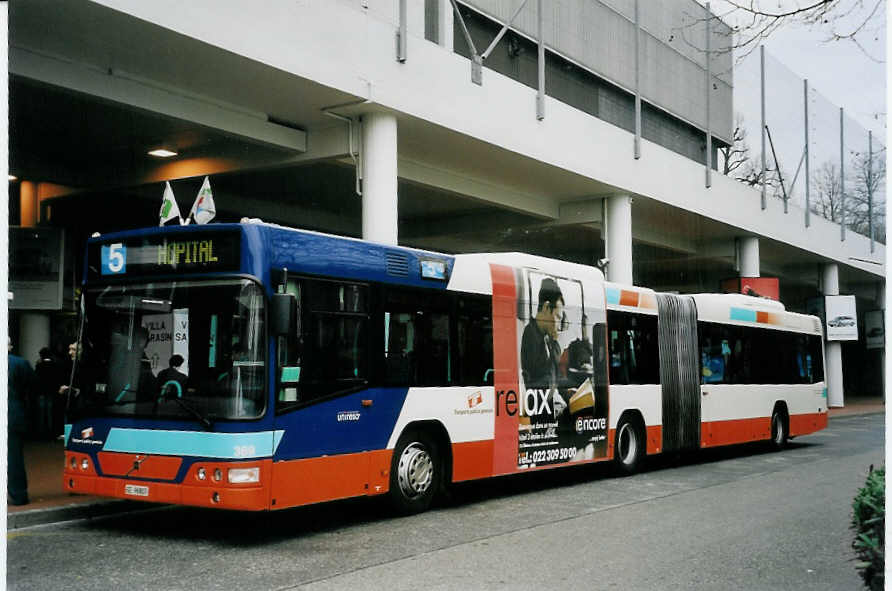 (059'134) - TPG Gen�ve - Nr. 369/GE 96'807 - Volvo am 16. M�rz 2003 in Gen�ve, Palexpo