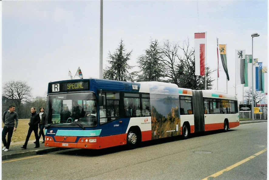 (059'201) - TPG Gen�ve - Nr. 353/GE 96'055 - Volvo am 16. M�rz 2003 in Gen�ve, Palexpo