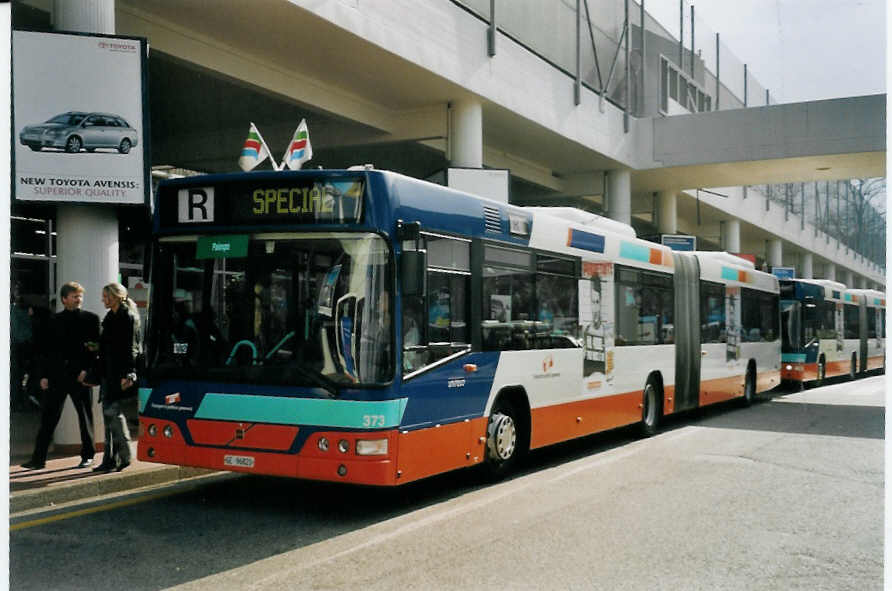 (059'210) - TPG Gen�ve - Nr. 373/GE 96'820 - Volvo am 16. M�rz 2003 in Gen�ve, Palexpo