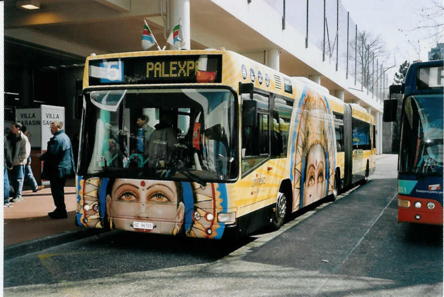 (059'213) - TPG Gen�ve - Nr. 354/GE 96'765 - Volvo am 16. M�rz 2003 in Gen�ve, Palexpo