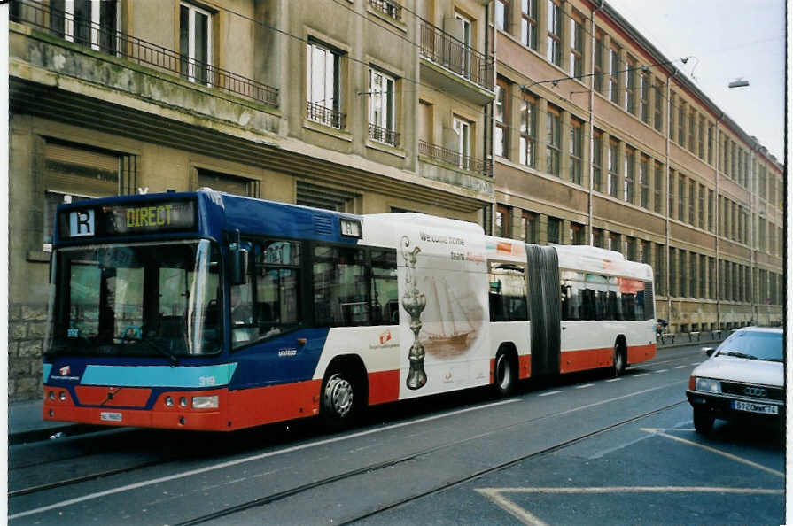 (059'220) - TPG Gen�ve - Nr. 319/GE 96'665 - Volvo am 16. M�rz 2003 in Gen�ve, Jonction