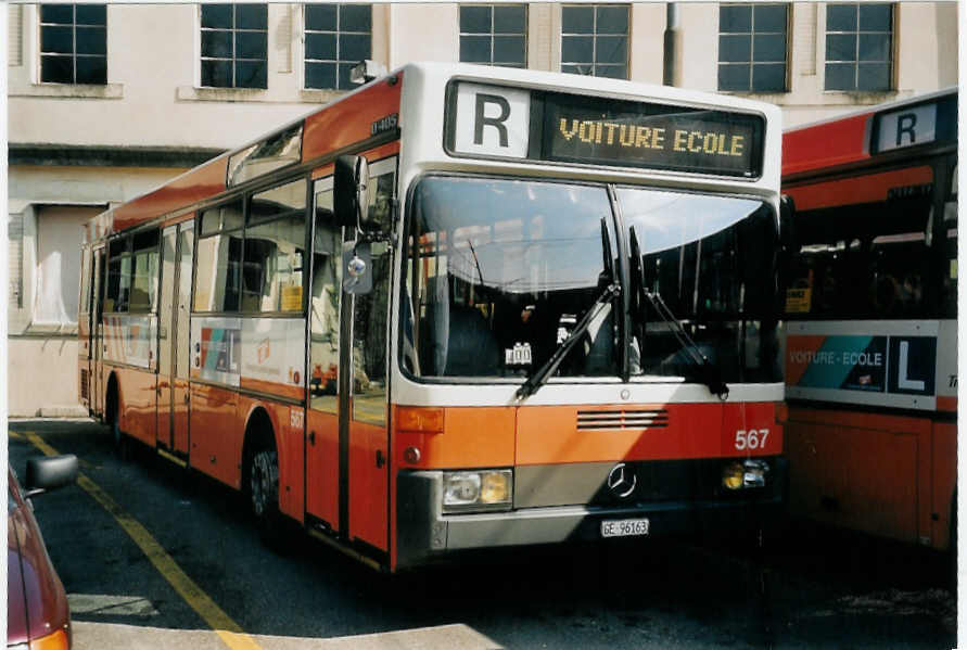 (059'224) - TPG Gen�ve - Nr. 567/GE 96'163 - Mercedes am 16. M�rz 2003 in Gen�ve, D�p�t