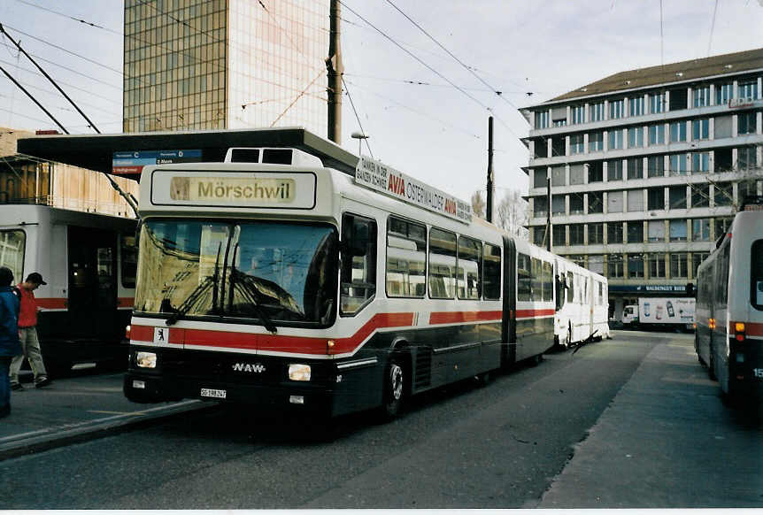 (059'322) - VBSG St. Gallen - Nr. 247/SG 198'247 - NAW/Hess am 29. M�rz 2003 beim Bahnhof St. Gallen