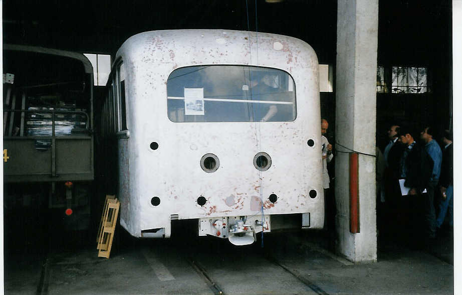(059'532) - STI Thun - Nr. 1 - Berna/Gangloff Trolleybus am 30. M�rz 2003 in Bern, Burgernziel