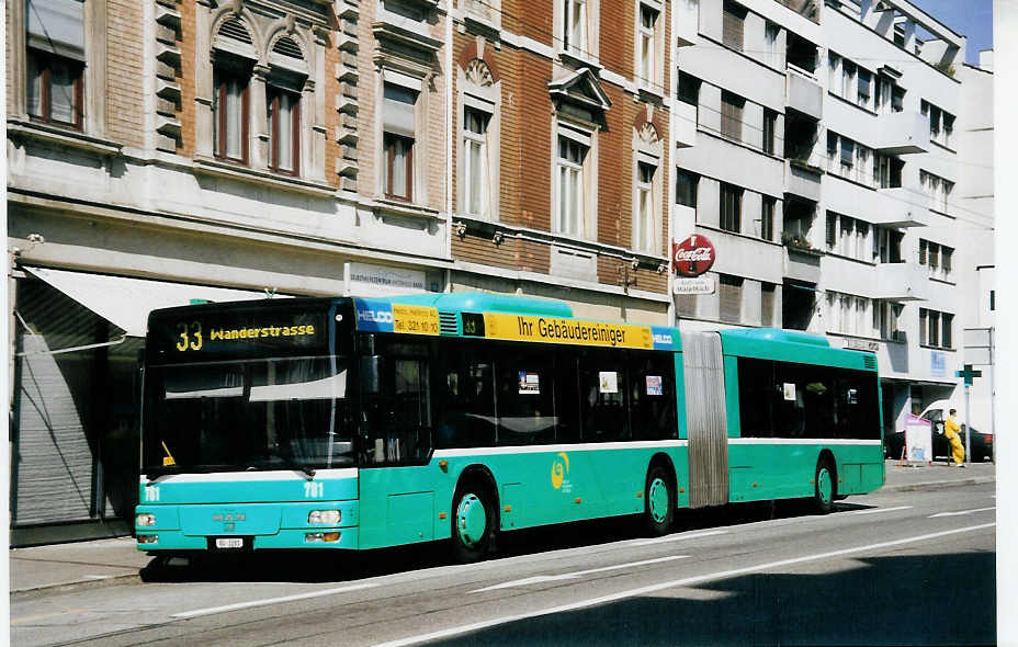 (059'930) - BVB Basel - Nr. 781/BS 3281 - MAN am 19. April 2003 in Basel, Feldbergstrasse