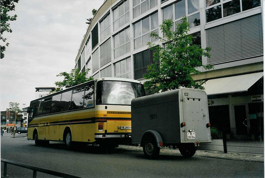 (060'211) - STI Thun - Nr. 18/BE 26'814 - Setra (ex AvH Heimenschwand Nr. 1) am 19. Mai 2003 bei der Schiffl�ndte Thun