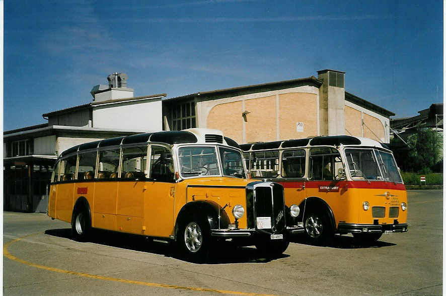 (060'734) - R�egg, R�ti - SG 45'977 - FBW/FHS (ex Kantonspolizei, Bern; ex P 23'180; ex P 2216) am 21. Juni 2003 in Hinwil, AMP