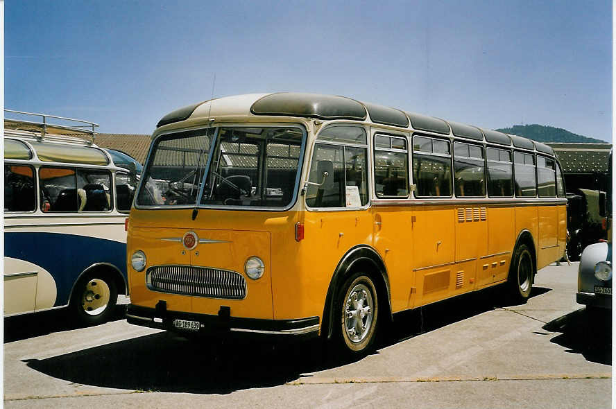 (060'837) - Urech, Zurzach - AG 189'639 - FBW/R&J (ex Suter, Frick; ex M+79'523; ex K�bli, Gstaad) am 21. Juni 2003 in Hinwil, AMP