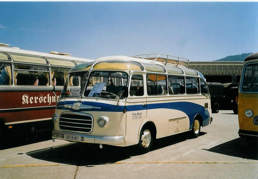 (060'901) - Aus Oesterreich: B�sch, Lustenau - DO 6 HFI - Setra am 21. Juni 2003 in Hinwil, AMP