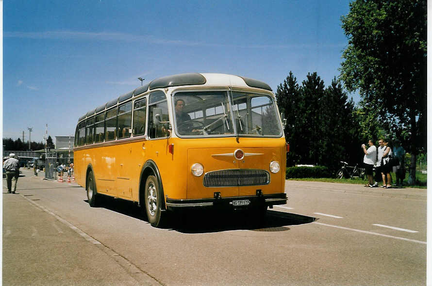 (060'927) - Urech, Zurzach - AG 189'639 - FBW/R&J (ex Suter, Frick; ex M+79'523; ex K�bli, Gstaad) am 21. Juni 2003 in Hinwil, AMP