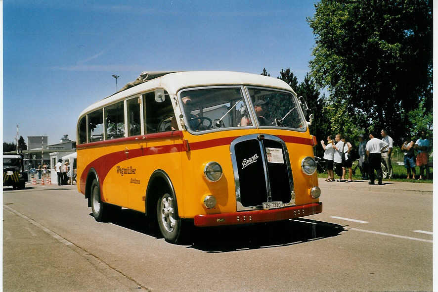 (060'933) - Wegm�ller, Attikon - ZH 7310 - Berna/R&J (ex M+79'501) am 21. Juni 2003 in Hinwil, AMP