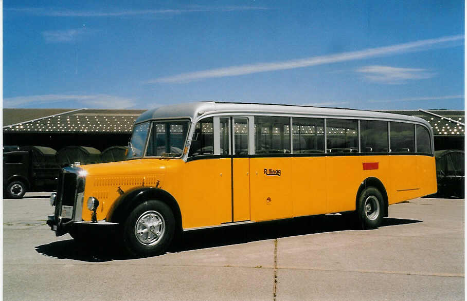 (061'013) - R�llin, Hirzel - FBW/T�scher (ex Egger, Grafenried; ex P 24'586; ex P 1414) am 21. Juni 2003 in Hinwil, AMP