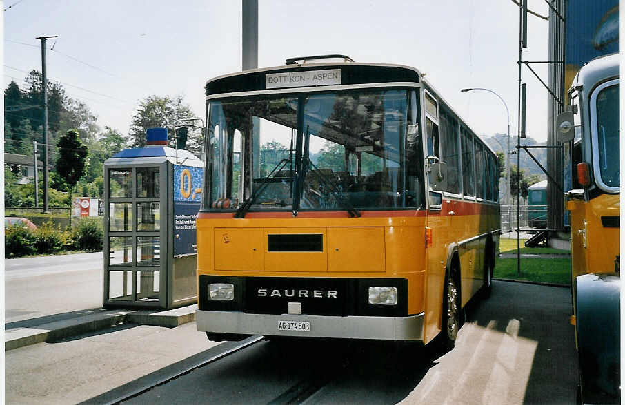 (061'420) - Sulser, Wohlen - AG 174'803 - Saurer/T�scher (ex Recovery, Regensdorf; ex Heim, Flums) am 13. Juli 2003 in Luzern, Verkehrshaus