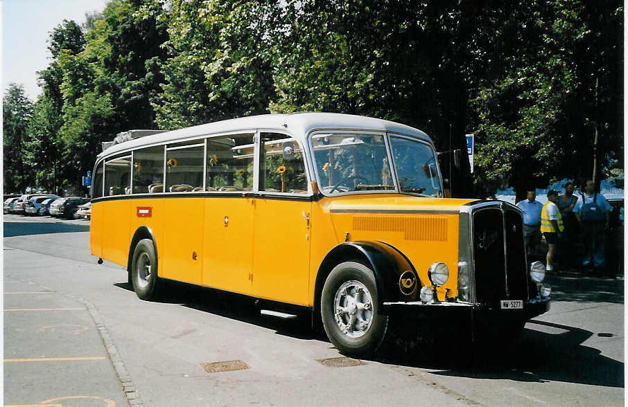 (061'430) - OPC Ennetb�rgen - Nr. 1/NW 5277 - Saurer/R&J (ex P 23'091) am 13. Juli 2003 in Luzern, Verkehrshaus