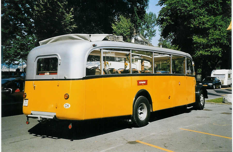 (061'431) - OPC Ennetb�rgen - Nr. 1/NW 5277 - Saurer/R&J (ex P 23'091) am 13. Juli 2003 in Luzern, Verkehrshaus