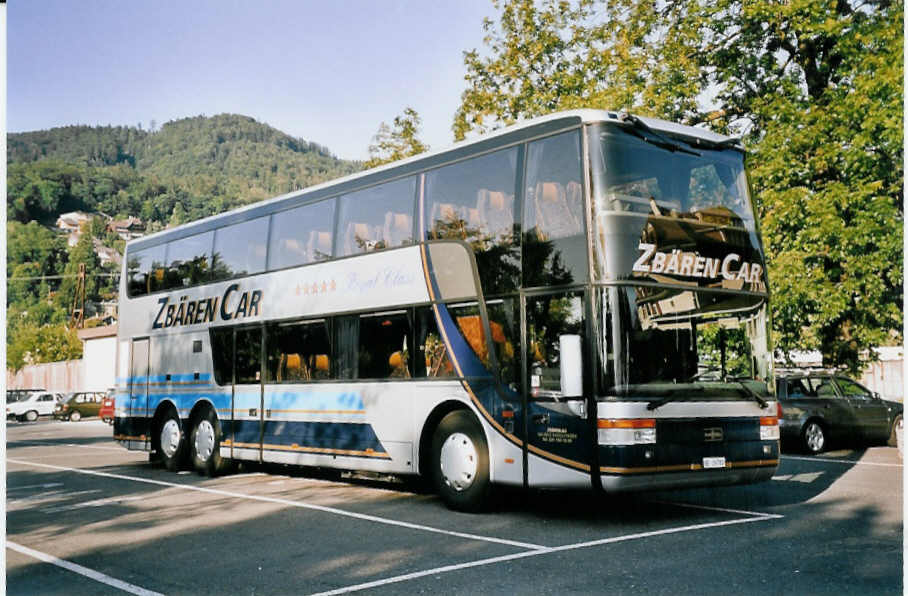 (062'703) - Zb�ren, Konolfingen - BE 26'780 - Van Hool am 12. August 2003 in Thun, Seestrasse