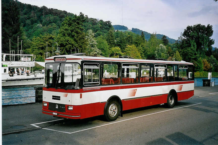 (062'731) - Frey, Opfikon - GL 15'272 - FBW/R&J (ex Tiemann, Oetwil Nr. 20; ex AAGS Schwyz Nr. 20) am 24. August 2003 bei der Schiffl�ndte Thun