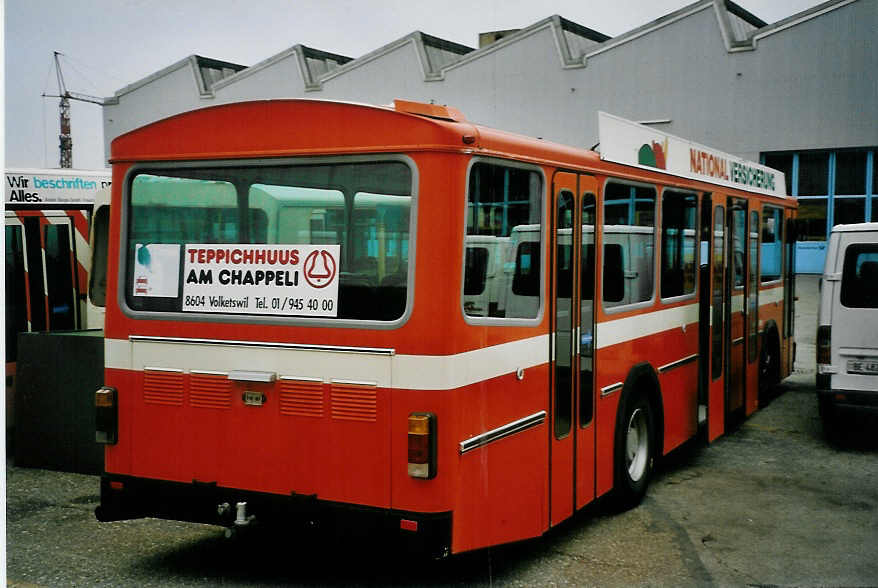 (065'427) - Ryffel, Uster - Nr. 78 - FBW/T�scher (ex Nr. 72; ex Nr. 22) am 14. Februar 2004 in Biel, BTR