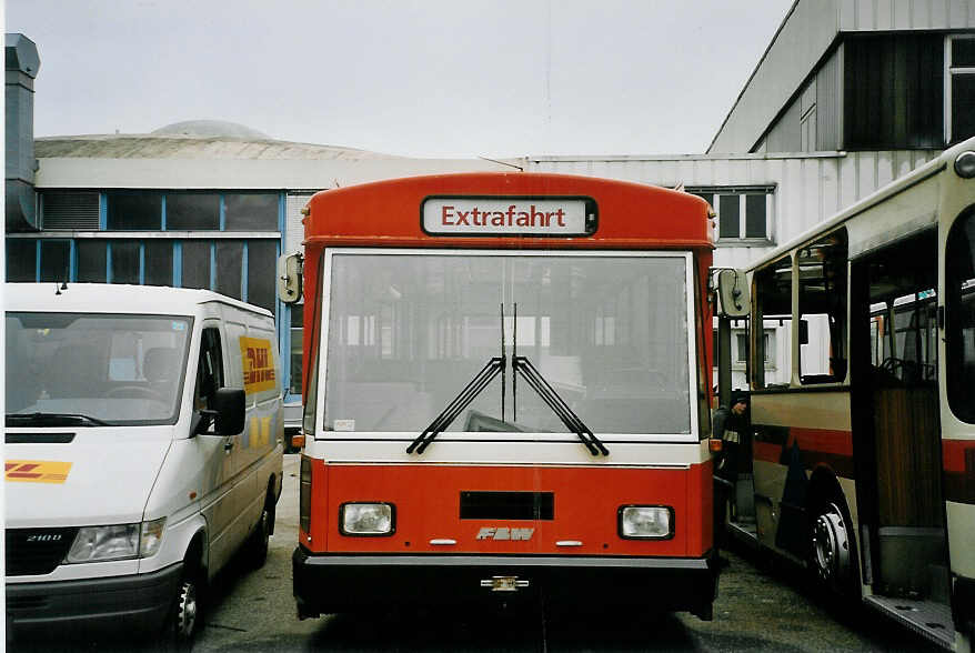 (065'430) - Ryffel, Uster - Nr. 78 - FBW/T�scher (ex Nr. 72; ex Nr. 22) am 14. Februar 2004 in Biel, BTR