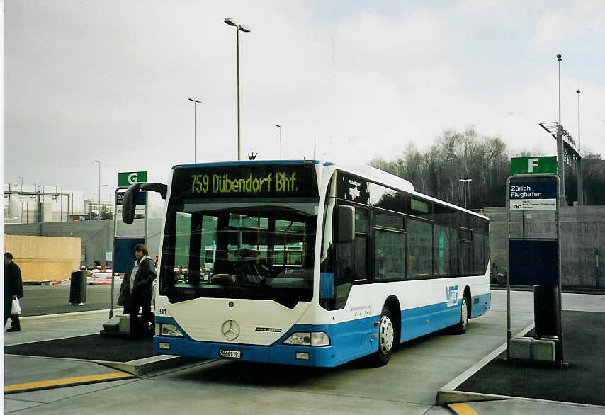 (065'501) - Welti-Furrer, Z�rich - Nr. 91/ZH 661'191 - Mercedes am 16. Februar 2004 in Z�rich, Flughafen