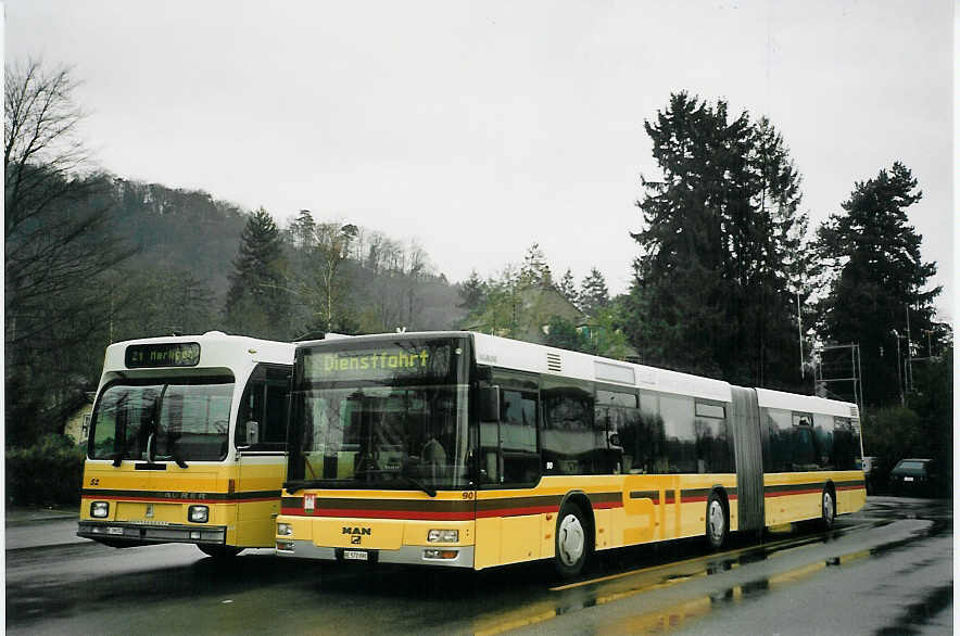 (065'905) - STI Thun - Nr. 90/BE 572'090 - MAN am 6. M�rz 2004 bei der Schiffl�ndte Thun