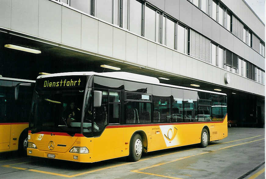 (065'923) - PostAuto Bern-Freiburg-Solothurn - Nr. 533/BE 615'696 - Mercedes (ex P 25'236) am 8. M�rz 2004 in Bern, Postautostation