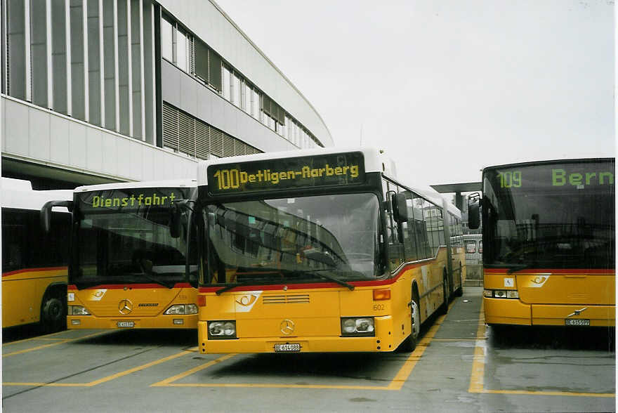 (066'003) - PostAuto Bern-Freiburg-Solothurn - Nr. 602/BE 614'088 - Mercedes (ex P 27'726) am 8. M�rz 2004 in Bern, Postautostation