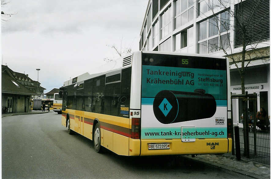 (066'101) - STI Thun - Nr. 95/BE 572'095 - MAN am 20. M�rz 2004 bei der Schiffl�ndte Thun