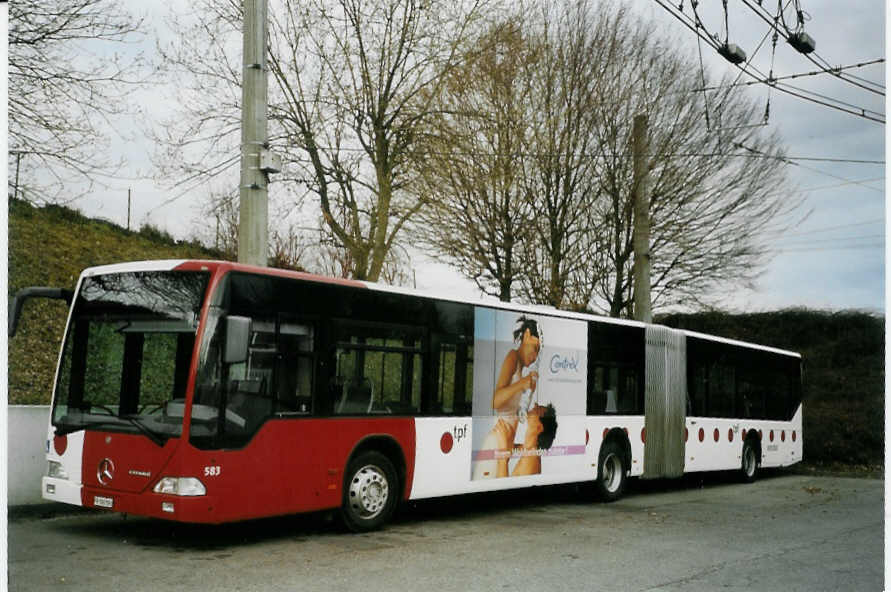 (066'123) - TPF Fribourg - Nr. 583/FR 300'390 - Mercedes am 21. M�rz 2004 in Fribourg, Garage