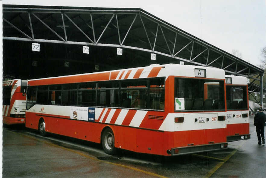 (066'231) - TPG Gen�ve - Nr. 597/GE 96'256 - Mercedes am 21. M�rz 2004 in Gen�ve, D�p�t