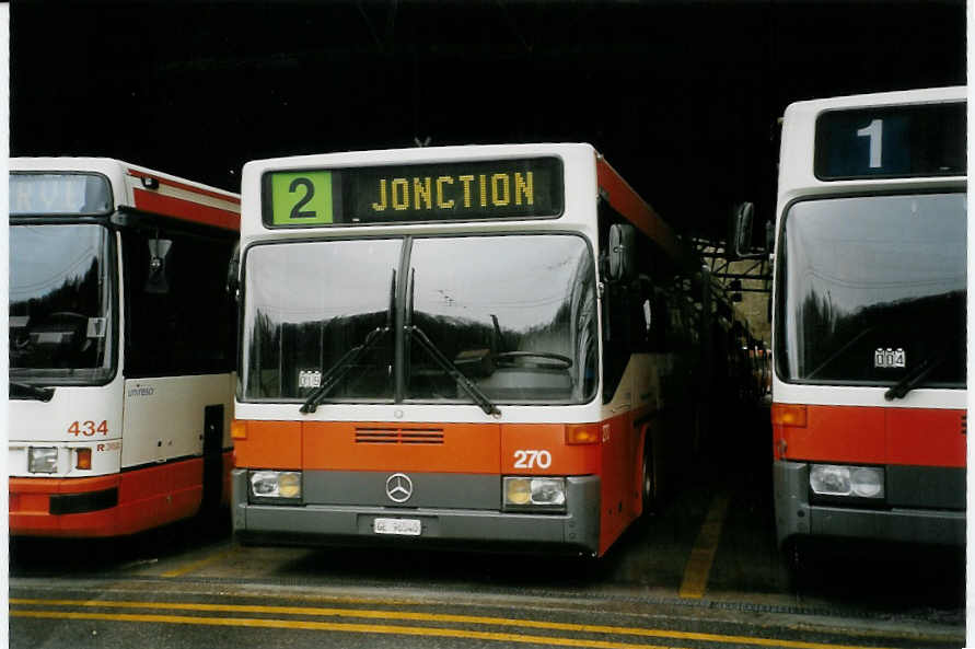 (066'306) - TPG Gen�ve - Nr. 270/GE 96'540 - Mercedes am 21. M�rz 2004 in Gen�ve, D�p�t