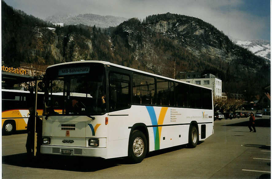 (066'331) - KWO Innertkirchen - BE 356'686 - NAW/R&J (ex Heim, Flums) am 27. M�rz 2004 in Meiringen, Postautostation