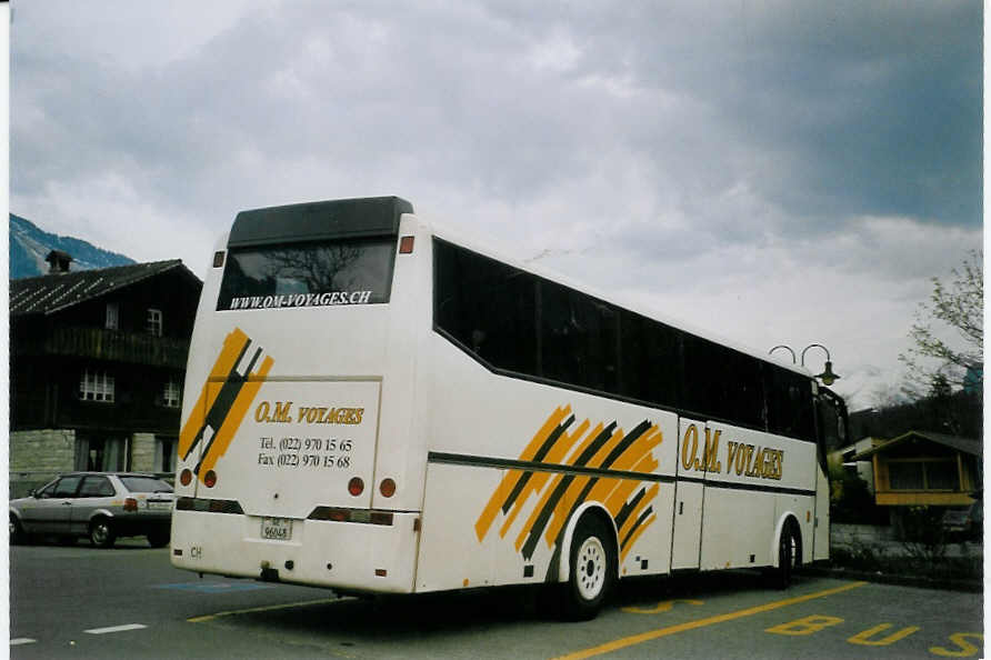 (067'017) - O.M. Voyages, Ch�telaine - GE 96'048 - Bova am 22. April 2004 in Brienz, Kirchgemeindehaus