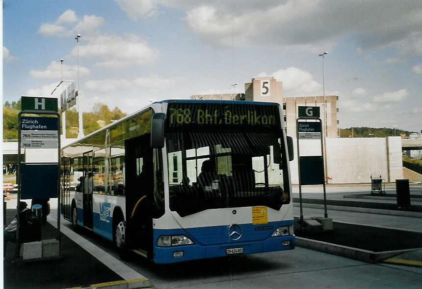 (067'204) - Fr�hlich, Z�rich - Nr. 603/ZH 634'603 - Mercedes am 24. April 2004 in Z�rich, Flughafen