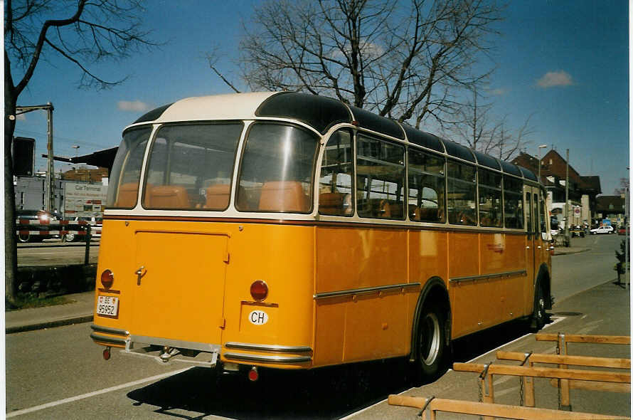 (067'220) - Engeloch, Riggisberg - BE 95'952 - FBW/Eggli (ex Privat; ex Steiger, Schlatt; ex P 24'061; ex P 21'561) am 25. April 2004 bei der Schiffl�ndte Thun