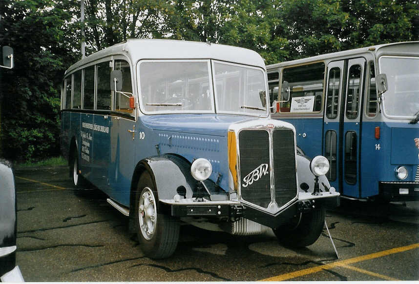 (068'506) - Murer, Jona - Nr. 10 - FBW/T�scher (ex VZO Gr�ningen Nr. 10; ex Richter, Z�rich; ex VZO Gr�ningen Nr. 10) am 19. Juni 2004 in Hinwil, AMP