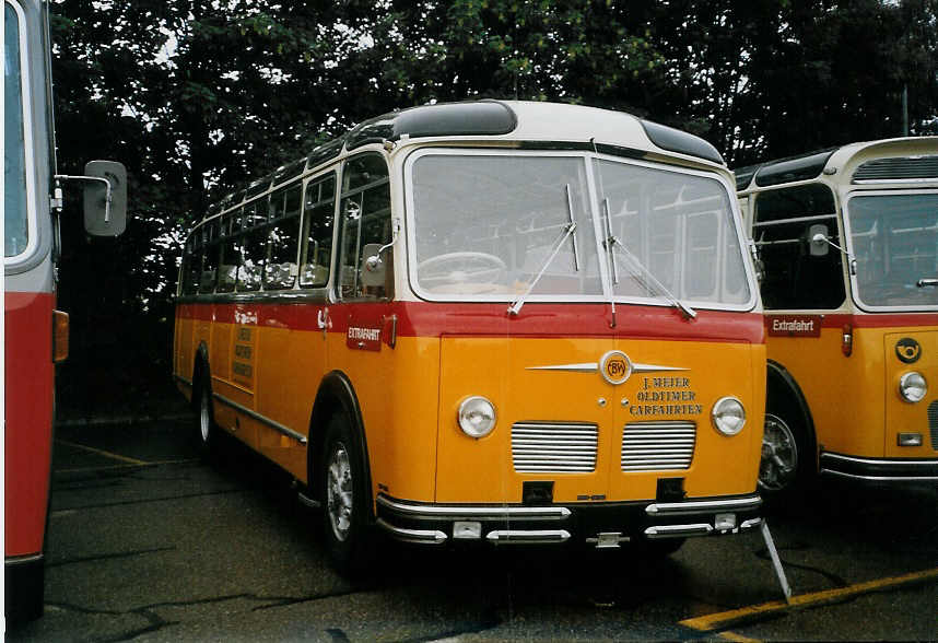 (068'509) - Meier, Gr�t - FBW/R&J (ex Str�ssle, Wengen; ex Kasper, Poschiavo) am 19. Juni 2004 in Hinwil, AMP