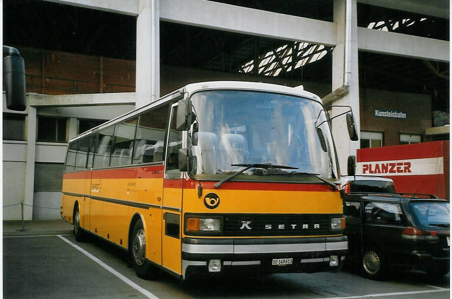 (069'409) - PostAuto Thal-G�u-Lebern - SO 149'613 - Setra (ex P 26'006) am 10. Juli 2004 in Thun, Grabengut