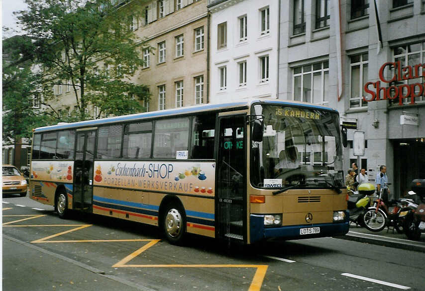 (069'703) - Aus Deutschland: Heizmann, Schopfheim - L�-S 789 - Mercedes am 24. Juli 2004 in Basel, Claraplatz