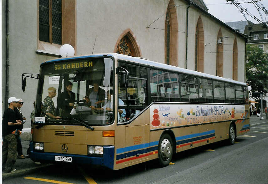 (069'704) - Aus Deutschland: Heizmann, Schopfheim - L�-S 789 - Mercedes am 24. Juli 2004 in Basel, Claraplatz