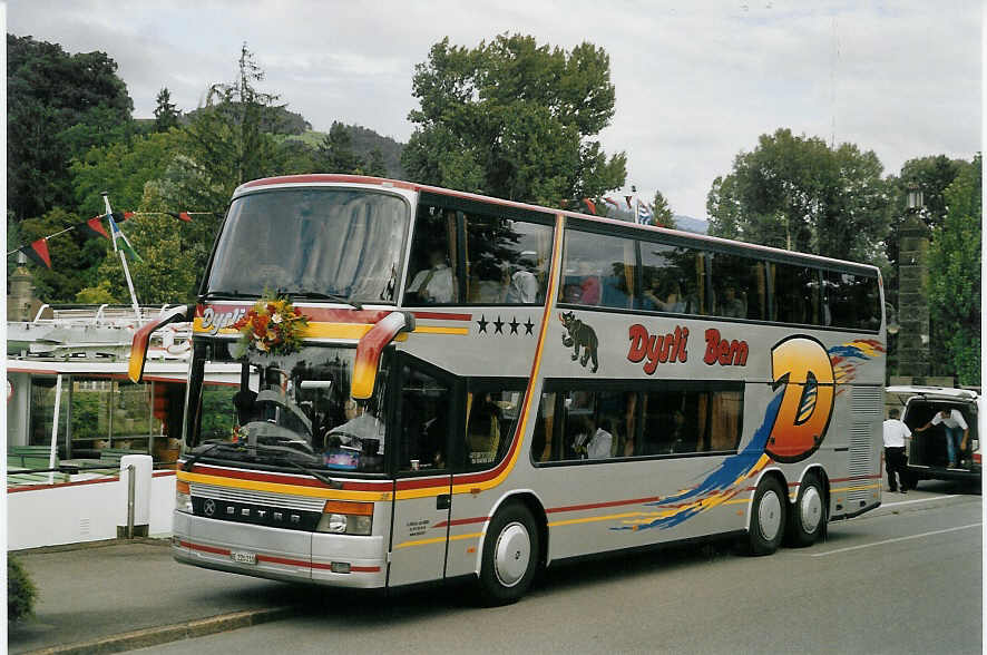 (069'927) - Dysli, Bern - Nr. 26/BE 220'210 - Setra (ex EvoBus, Kloten) am 14. August 2004 bei der Schiffl�ndte Thun