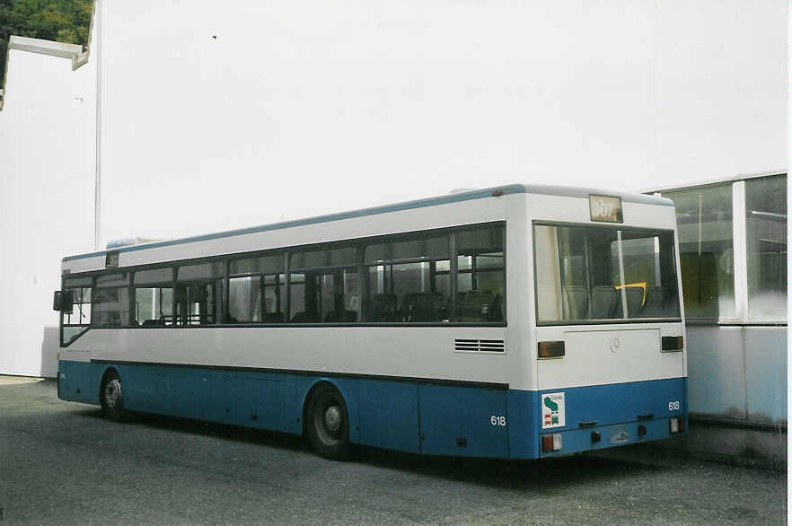 (070'602) - VBZ Z�rich - Nr. 618 - Mercedes am 28. August 2004 in Biel, BTR
