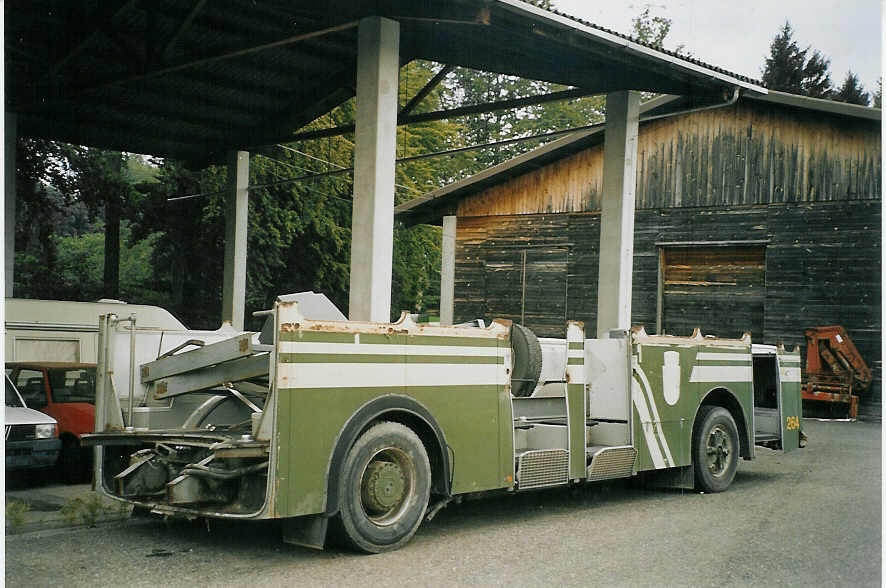 (071'011) - SVB Bern - Nr. 264 - FBW/SWS-Gangloff am 11. September 2004 in Niederscherli (...oder was noch �briggeblieben ist!)