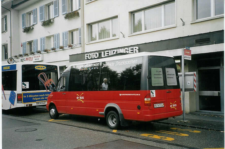 (071'809) - AAGK Koppigen - Nr. 14/BE 567'514 - Mercedes/Auw�rter am 6. Oktober 2004 beim Bahnhof Burgdorf