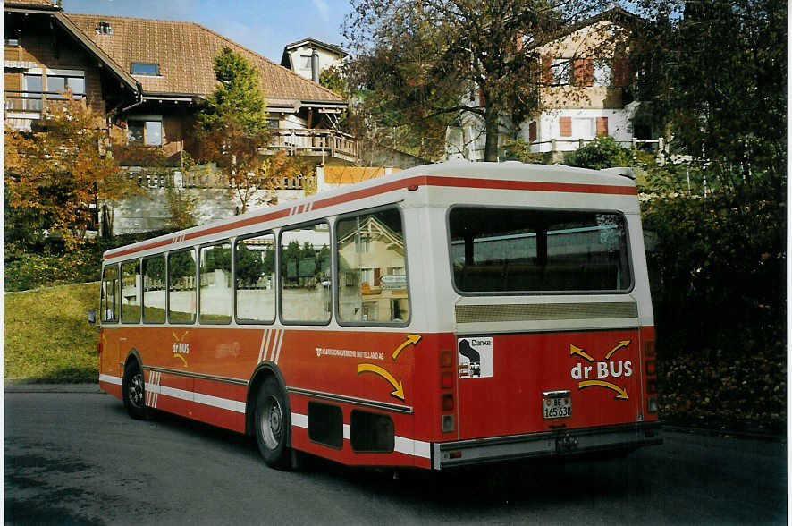 (072'534) - AAGK Koppigen - Nr. 1/BE 165'638 - Saurer/R&J (ex STI Thun Nr. 48) am 8. November 2004 in B�rau, Dorf (Einsatz AOE)