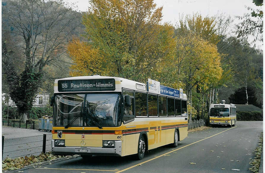 (072'620) - STI Thun - Nr. 60/BE 452'460 - Mercedes/R&J am 14. November 2004 bei der Schiffl�ndte Thun