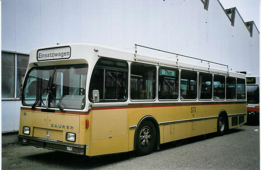 (074'012) - STI Thun - Nr. 56 - Saurer/R&J am 16. Januar 2005 in Biel, BTR