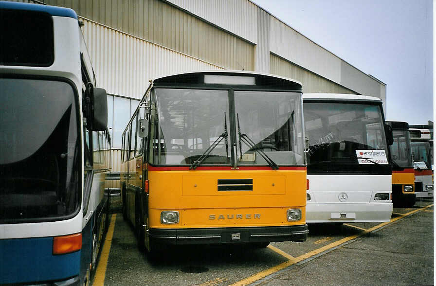 (074'034) - Engeloch, Riggisberg - Nr. 5 - Saurer/T�scher (ex P 25'668) am 16. Januar 2005 in Biel, Rattinbus