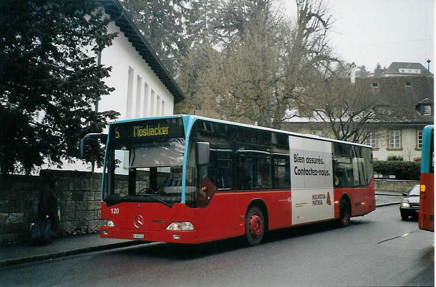 (075'410) - VB Biel - Nr. 120/BE 560'120 - Mercedes am 5. M�rz 2005 in Biel, M�hlebr�cke